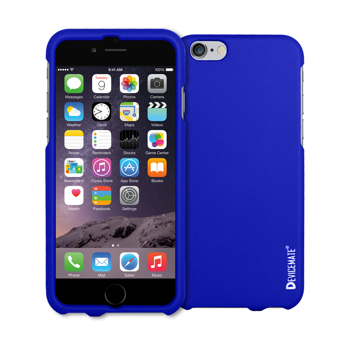 DEVICEMATE® SRC 45 Snap-On Rubberized Hard Case for iPhone 6 BLU